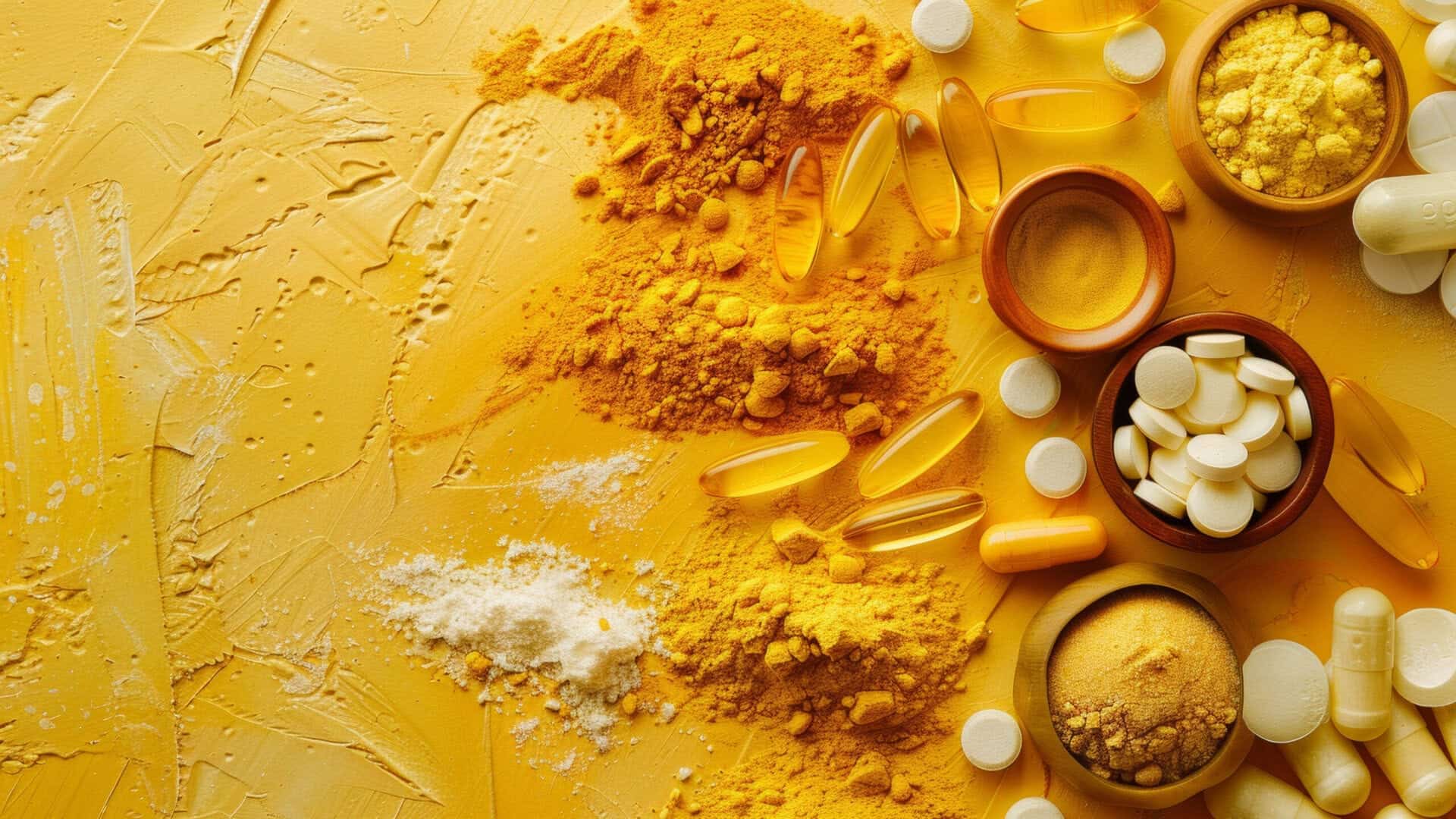 Vitamin C Pulver und Nahrungsergänzungsmittel für Hautpflege und Gesundheit.